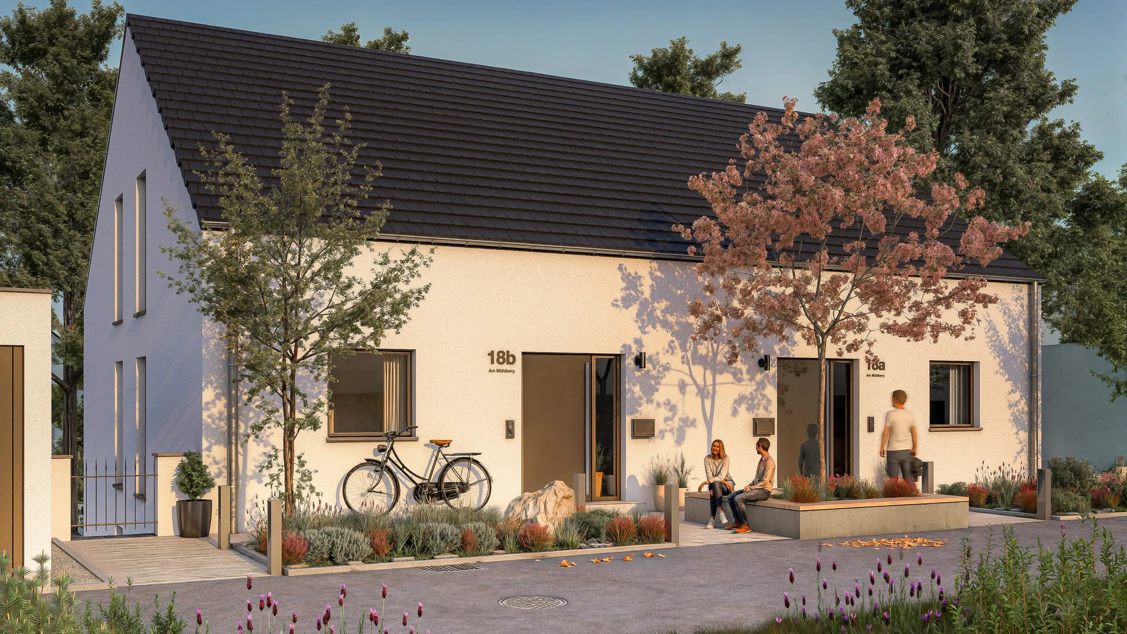 Exklusive Doppelhaushälften in Bad Abbach – Neubau mit Donaublick